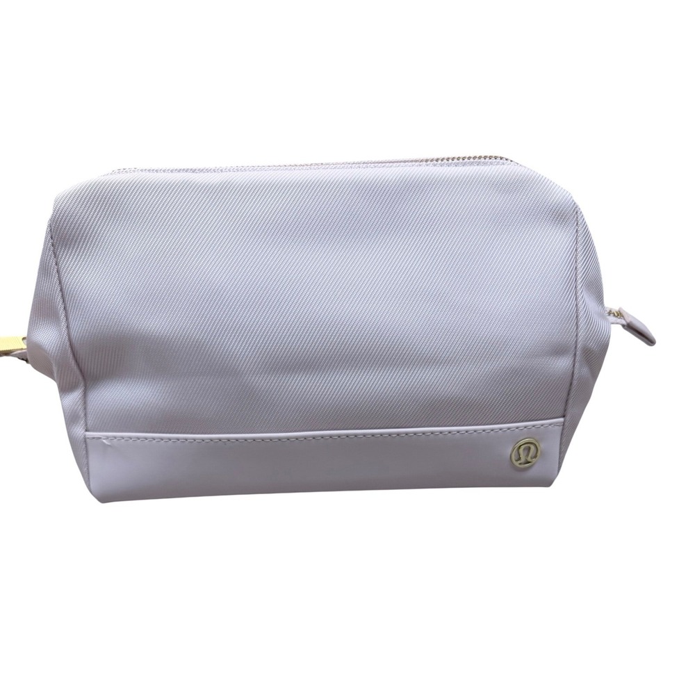 Lululemon Everywhere Kit 4L Misty Pink W/ Clear Pouch Cosmetic Bag Logo NWOT